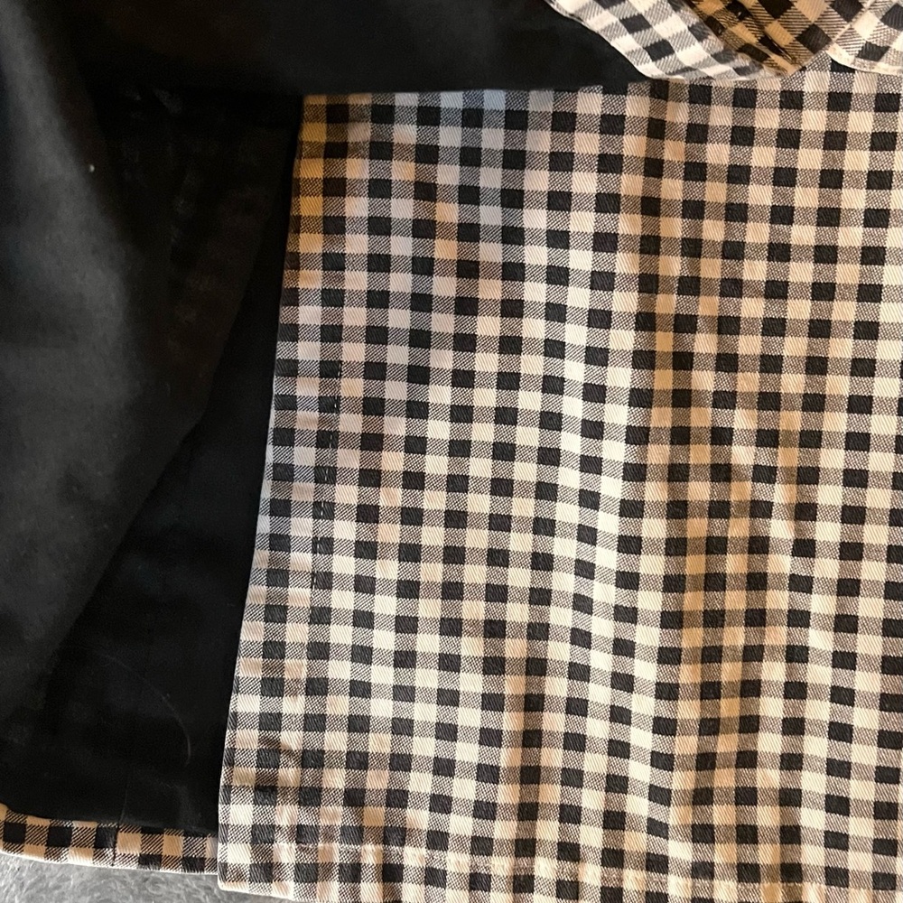 Forever 21 Black and White Gingham Belted Mini Skirt Size Small - Picture 4 of 9